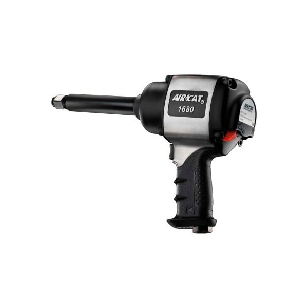 Florida Pneumatic Aircat Heavy-Duty Twin Hammer Composite Air Impact Wrench, 3/4" Drive Size, 1600 Max Torque 1680-A-6 - main